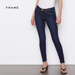 FRAME Denim Le Skinny De Jeanne Mid-Rise Skinny Fit Size 26